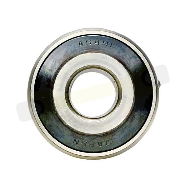 Подшипник 17х47х31/17 мм, шариковый с круглым отверстием на вал 17 мм, сферическое наружное кольцо. Артикул UC203 (Asahi) - детальная фотография