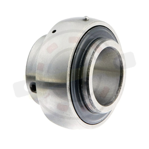 Подшипник 40х80х49,2/21 мм, шариковый с круглым отверстием на вал 40 мм, сферическое наружное кольцо. Артикул UC208 (Asahi)