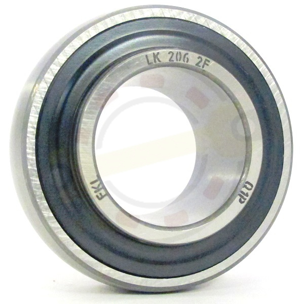 Подшипник 25/30х62х26/18 мм, c коническим кргулым отверстием на вал 25/30 мм, сферическое наружное кольцо. Артикул LK206-2F (FKL)
