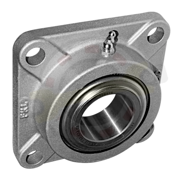 Высококачественный подшипниковый узел на вал 50 мм, квадратный фланец. Артикул LSFPN210-TDT.C38.C3 (FKL)