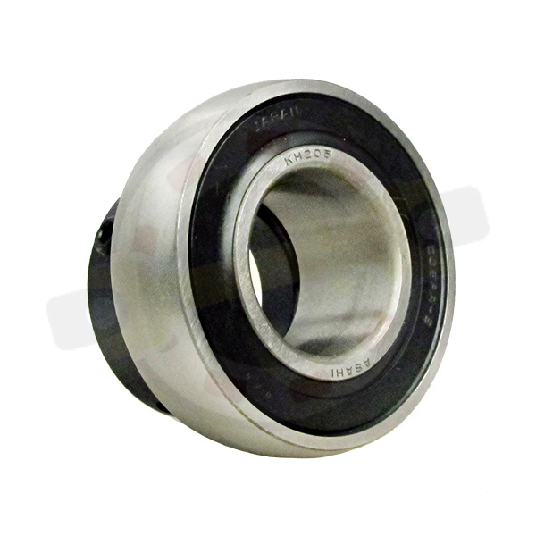 Подшипник 25х52х31/15 мм, шариковый с круглым отверстием на вал 25 мм, сферическое наружное кольцо. Артикул KH205GAE (Asahi)