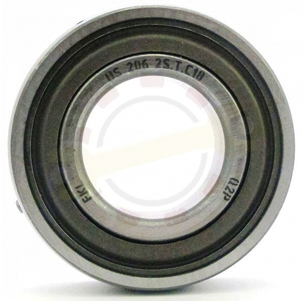 Подшипник 30х62х18 мм, шариковый на вал 30 мм, сферическое наружное кольцо. Артикул US206-2S.T.C18 (1580206) (FKL) - детальная фотография