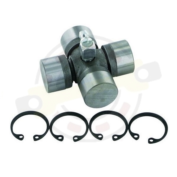 Крестовина сельхоз 23,8х61,3 (24х61) мм, внешние стопорные кольца, смазочный ниппель в центре. Артикул BPC002000CS10 (CMR)